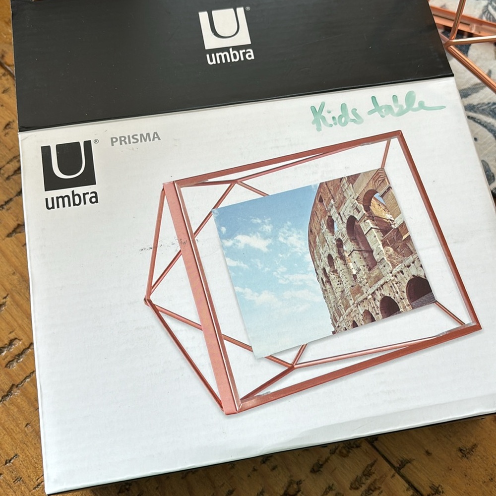 Umbra Rose Gold Prisma 4x6 Frame
